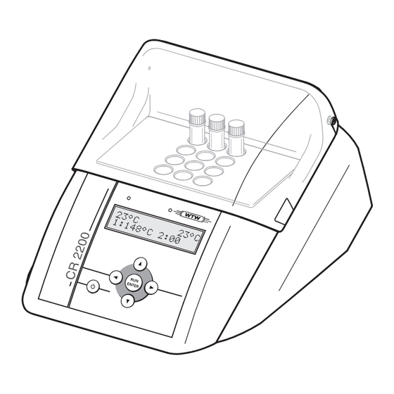 wtw CR 2200 Operating Manual