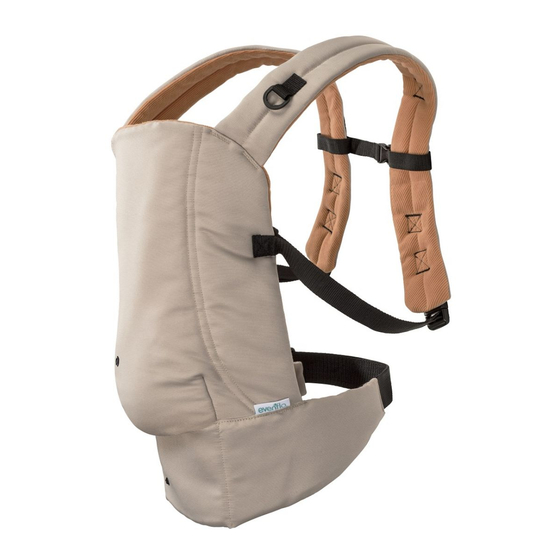 Evenflo Natural fit carrier Manuals