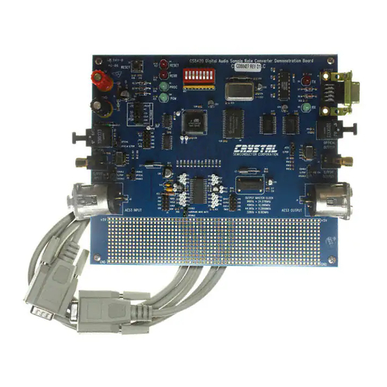 Cirrus Logic Crystal CDB8427 Manual