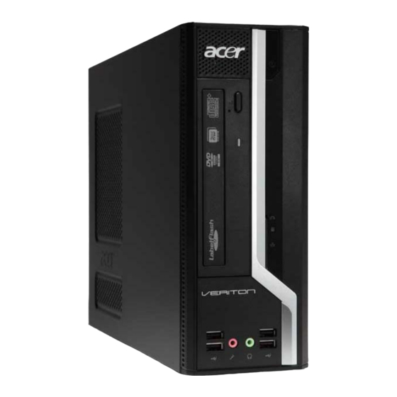 Acer Veriton X275 Manuals