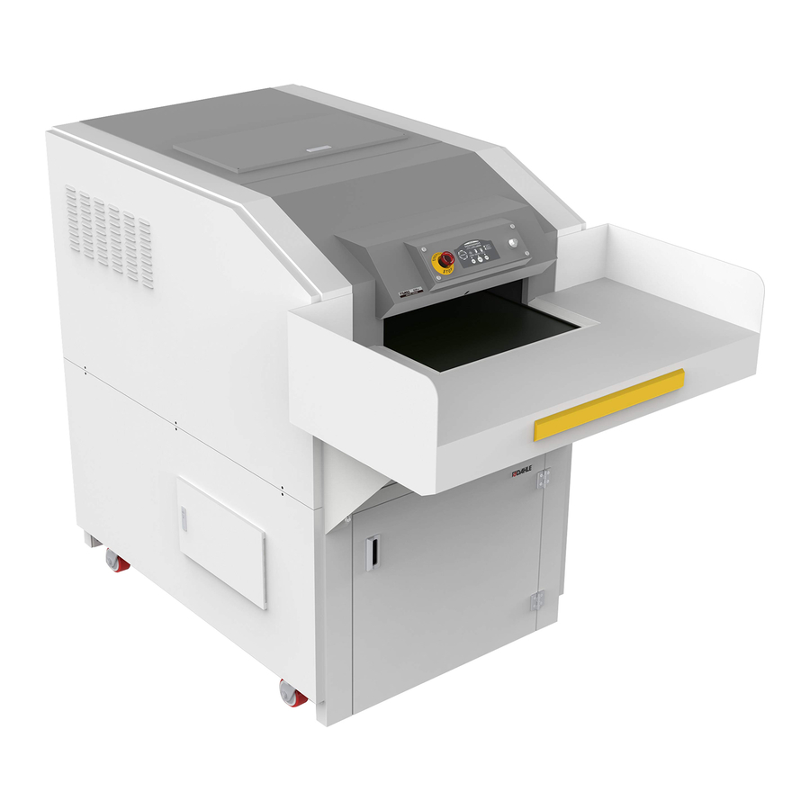 Dahle 929 IS - Industrial Shredder Manual