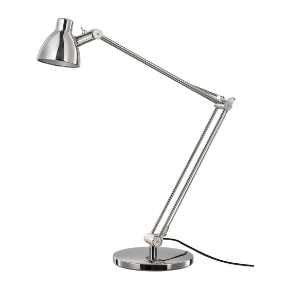 IKEA ANTIFONI N WORK LAMP 35W NA Instructions