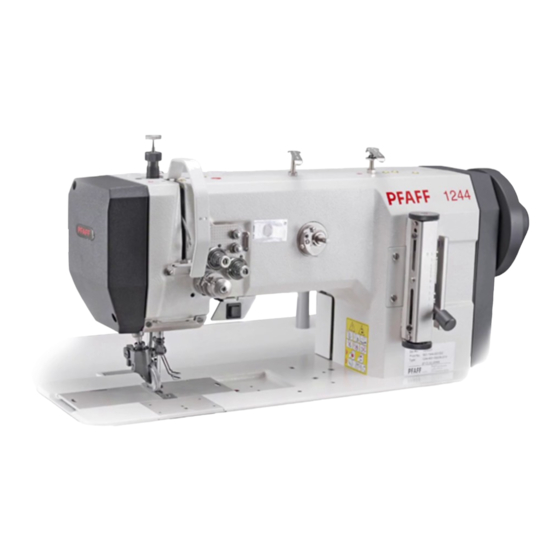 Pfaff 244 Service Manual