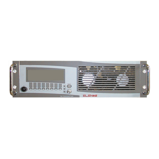 Elenos ETG300 User And Maintenance Manual