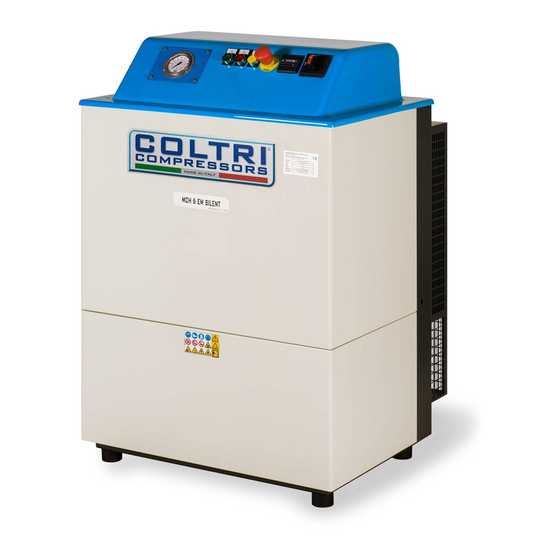 Coltri Compressors MCH-6 SILENT Use And Maintenance Manual