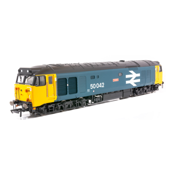 Hornby CLASS 50 Operating And Maintenance Instructions