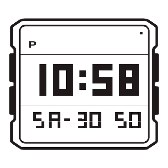 Casio Baby-G BG2001-4 Operation Manual