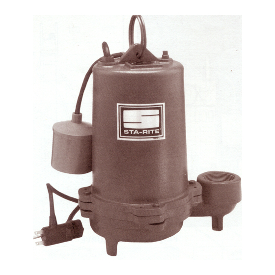 STA-RITE 700E Series Owner's Manual