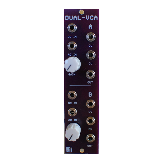 PMFoundations Dual VCA Assembly Manual