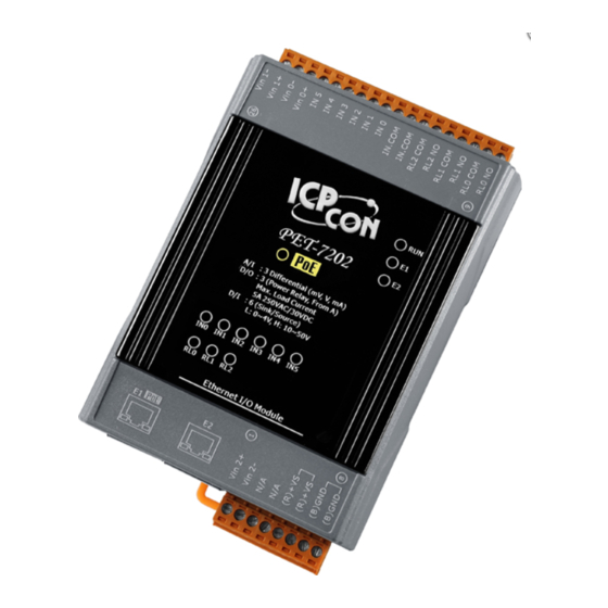 ICP CON ET-7200 Quick Start Manual