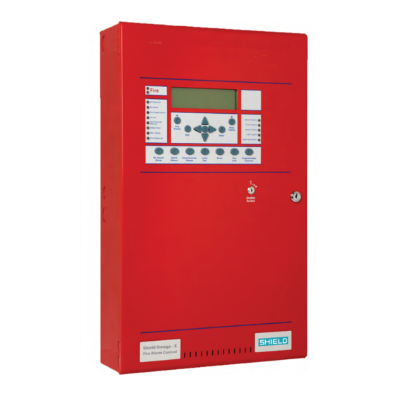 User Manuals: Shield Omega-X Alarm Control Panel