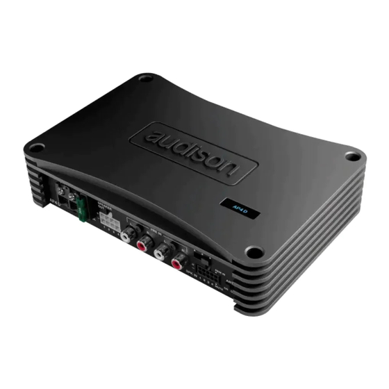 Audison Prima AP4 D User Manual