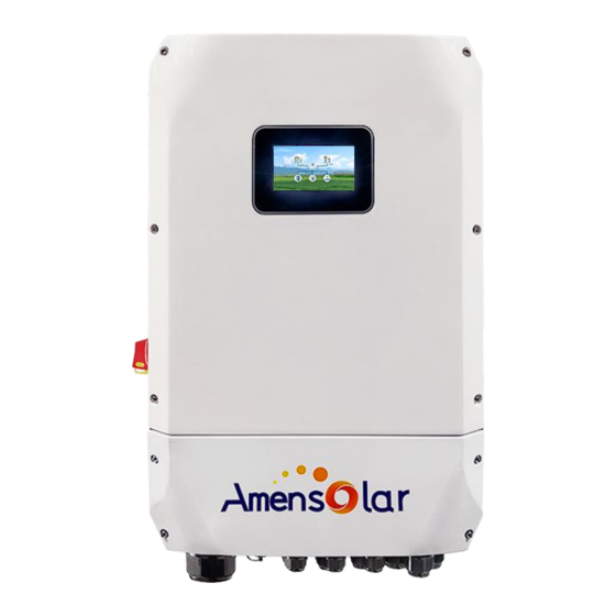 User Manuals: Amensolar N3H-X Series Hybrid Inverter