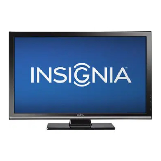 Insignia NS-P42Q10A - 42" Plasma TV Manual De L'utilisateur