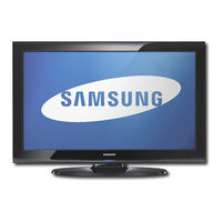 Samsung PN50B400P3DXZA Owner's Manual And Installation