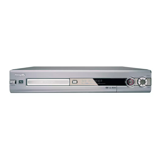 Philips DVDR 75 Owner's Manual