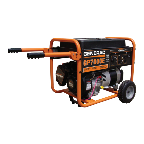 Generac Power Systems GP7000E GP SERIES Manuals