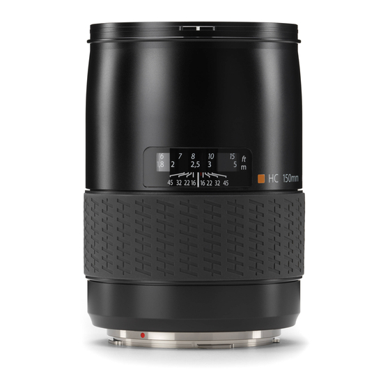 Hasselblad HC 3.2/150N Specification Sheet