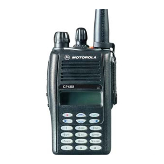 Motorola GP-688 Manuals