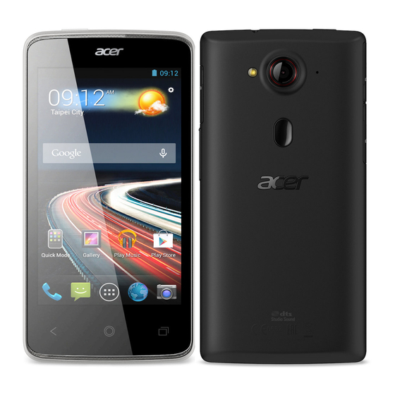 Acer Liquid Z4 User Manual