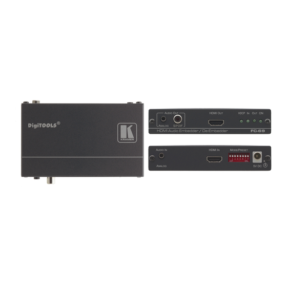 Kramer FC-69 User Manual