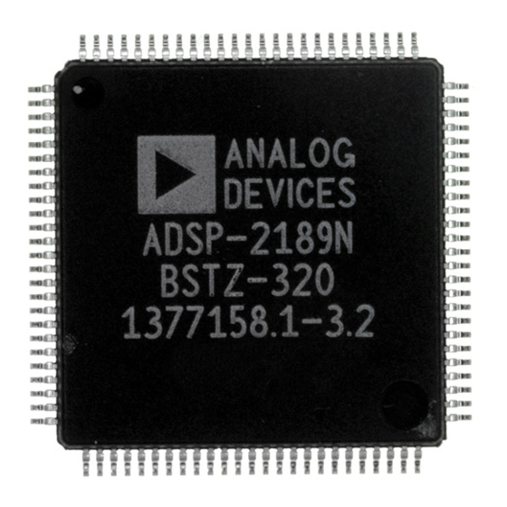 Analog Devices adsp-2100 Manual