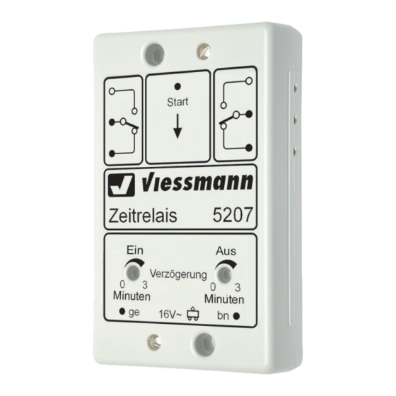 Viessmann 5207 Operation Manual