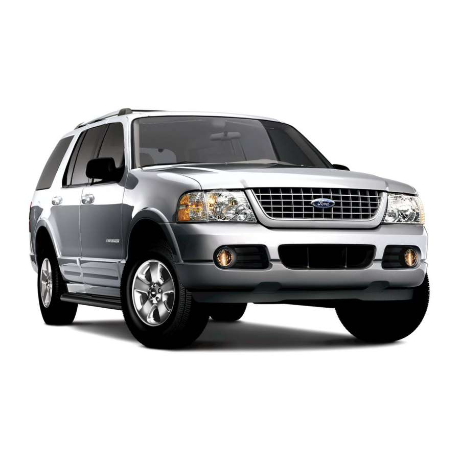 Ford MOUNTAINEER 2004 Technical Training Manual
