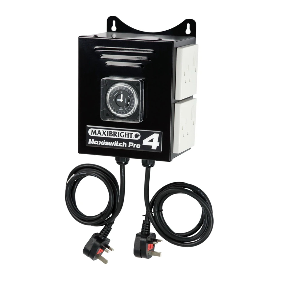 Maxibright MAXISWITCH PRO Quick Start Manual
