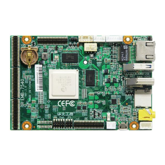 Norco EMB-7540 User Manual