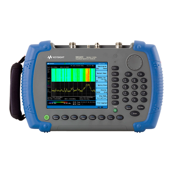 Keysight HSA N9342C Demonstration Manual