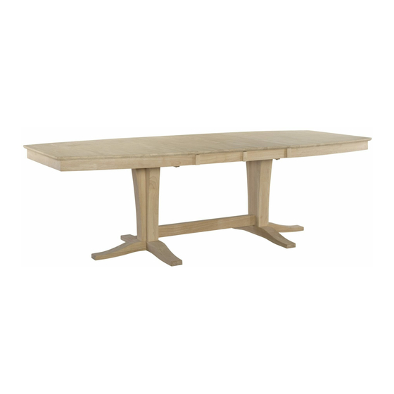 Whitewood Furniture MILANO T-4096 T Series Assembly Instructions Manual