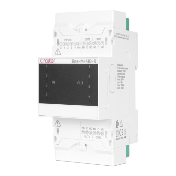 Circutor line-TCPRS1 Instruction Manual