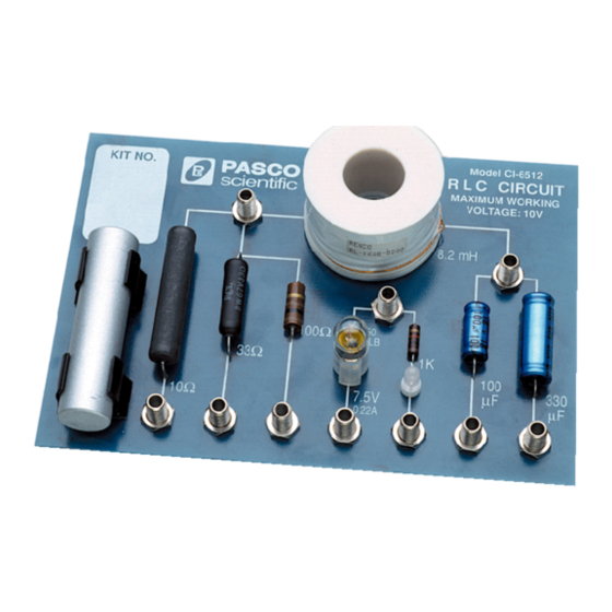 PASCO CI-6512 Product Manual