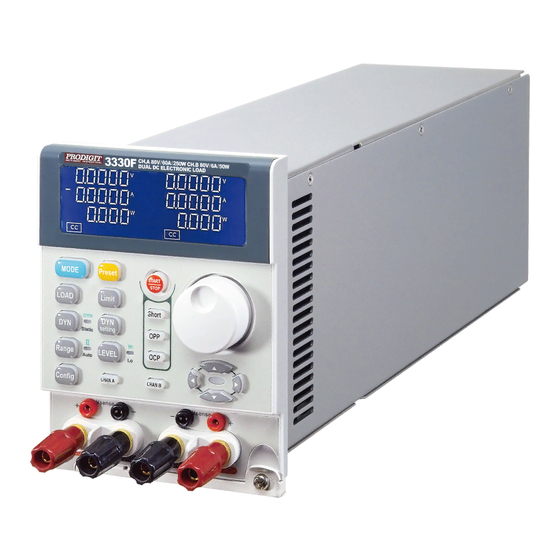 Prodigit 3330F Manual