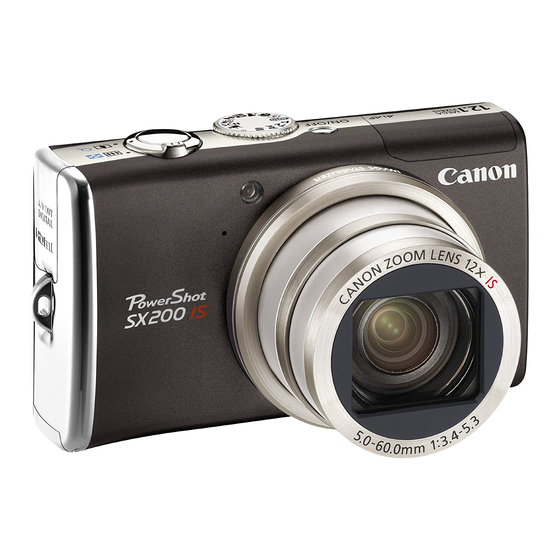 Canon PowerShot SX200 IS Manuals
