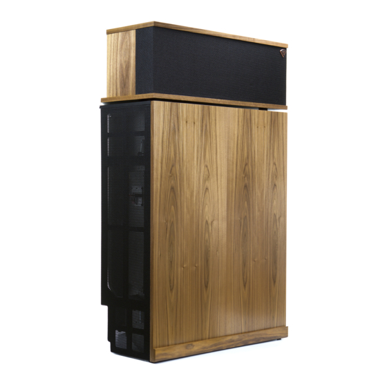 Klipsch HERIGATE Klipschorn Owner's Manual