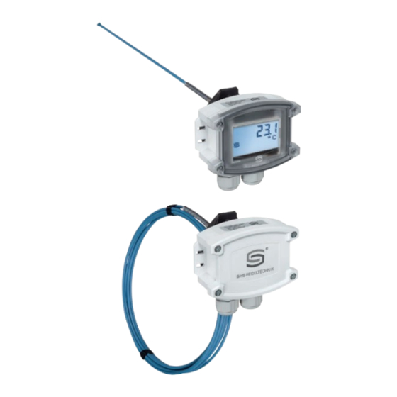 S+S Regeltechnik THERMASGARD MWTM Modbus-T3 Operating And Mounting Instructions Manual