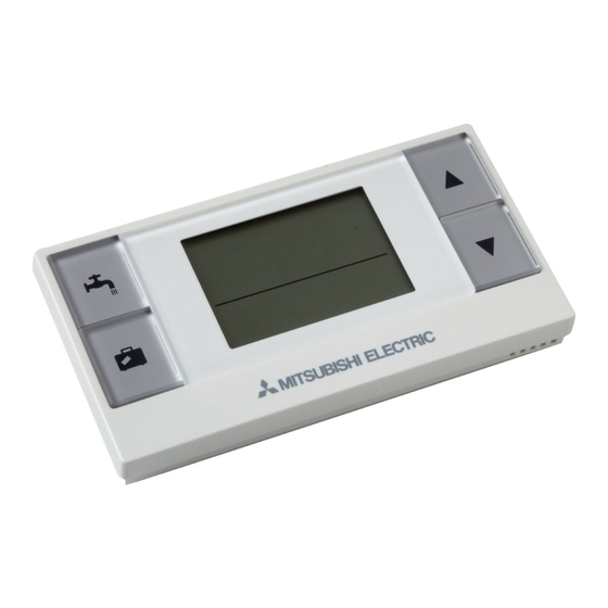 Mitsubishi PAR-WR51R-E Installation And Setting Manual