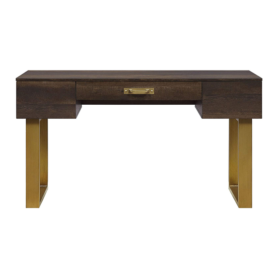 Better Homes and Gardens Lana Modern Writing Desk Instruction Booklet