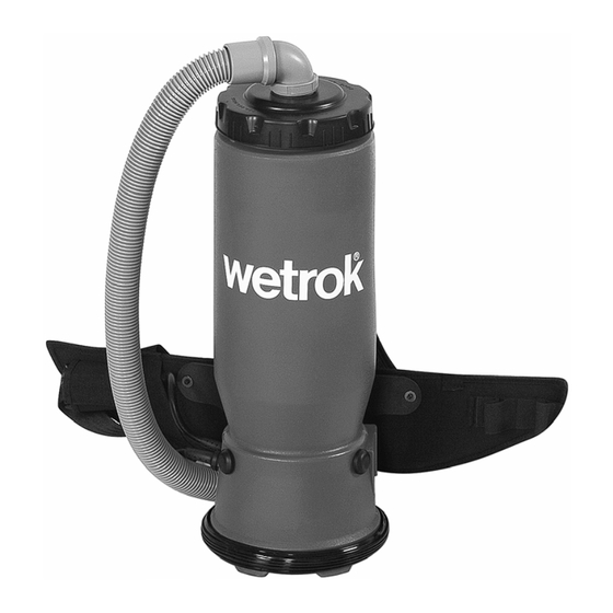 Wetrok Scuba Operating Instructions Manual