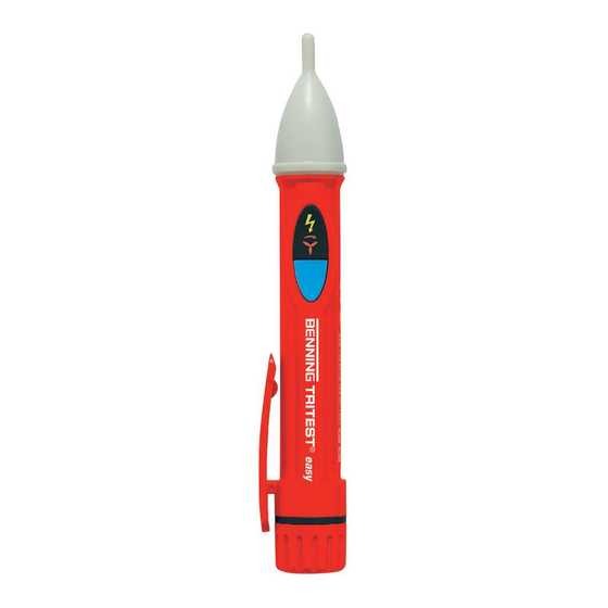 Benning TRITEST easy Operating Manual
