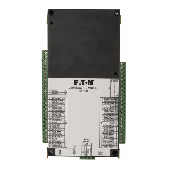 Eaton URTDII Instruction Leaflet
