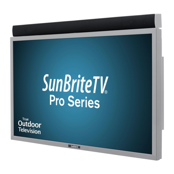 SunBriteTV SB-4917HD Operator's Manual