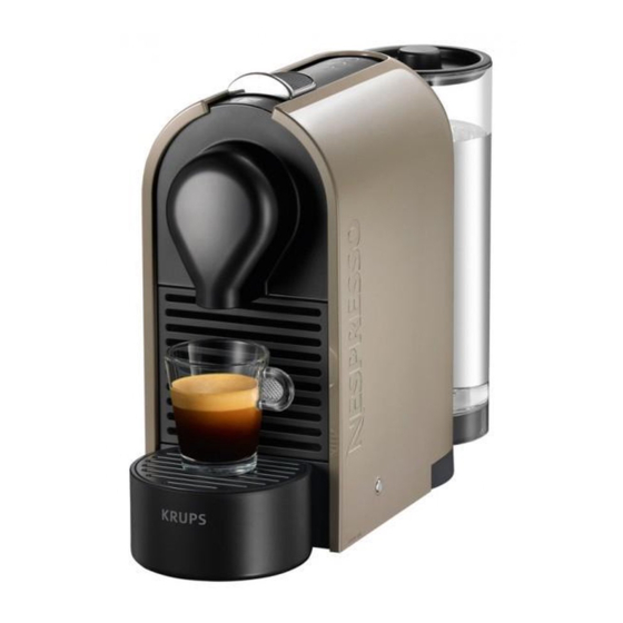 Krups Nespresso XN250A Instruction Manual