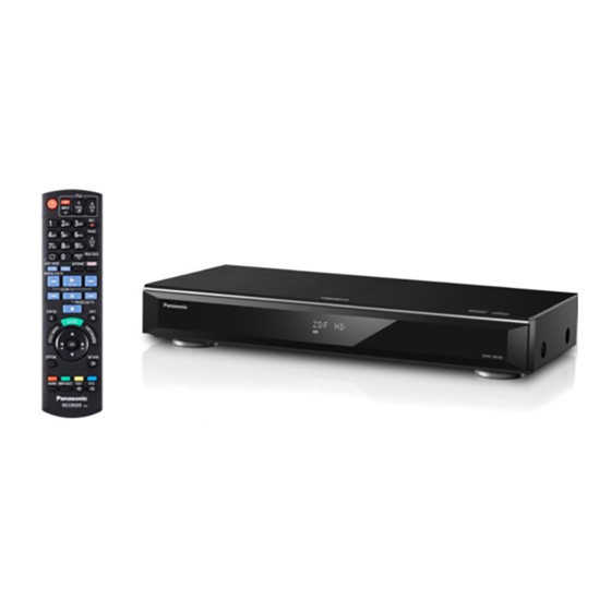 Panasonic DMR-UBC90EGK Operating Instructions Manual