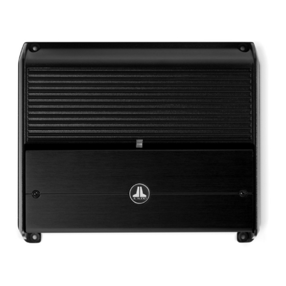 NexD JL AUDIO XDM500/3 Owner's Manual
