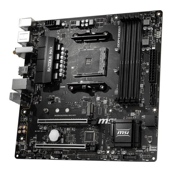 MSI B450M BAZOOKA Quick Start Manual