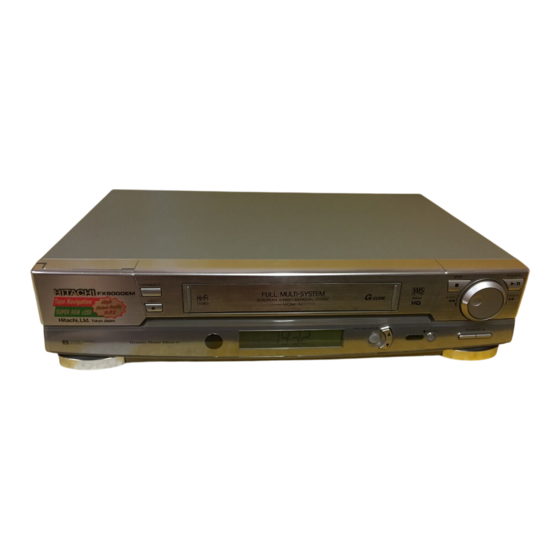 Hitachi VT-FX8000E Service Manual