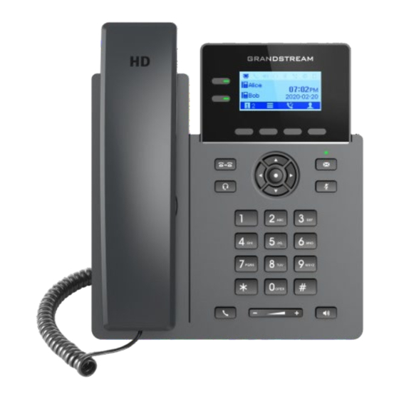 Grandstream Networks GRP260X Quick User Manual